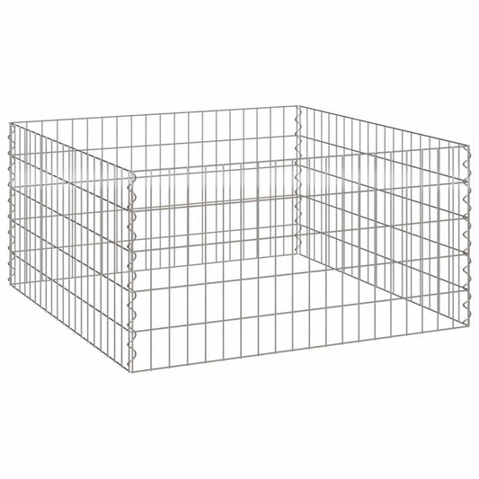 Square Composter 100 x 100 x 50 cm Iron