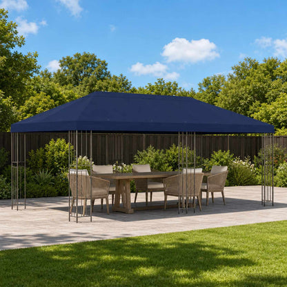 6 x 3 m Blue Polyester and Steel 190