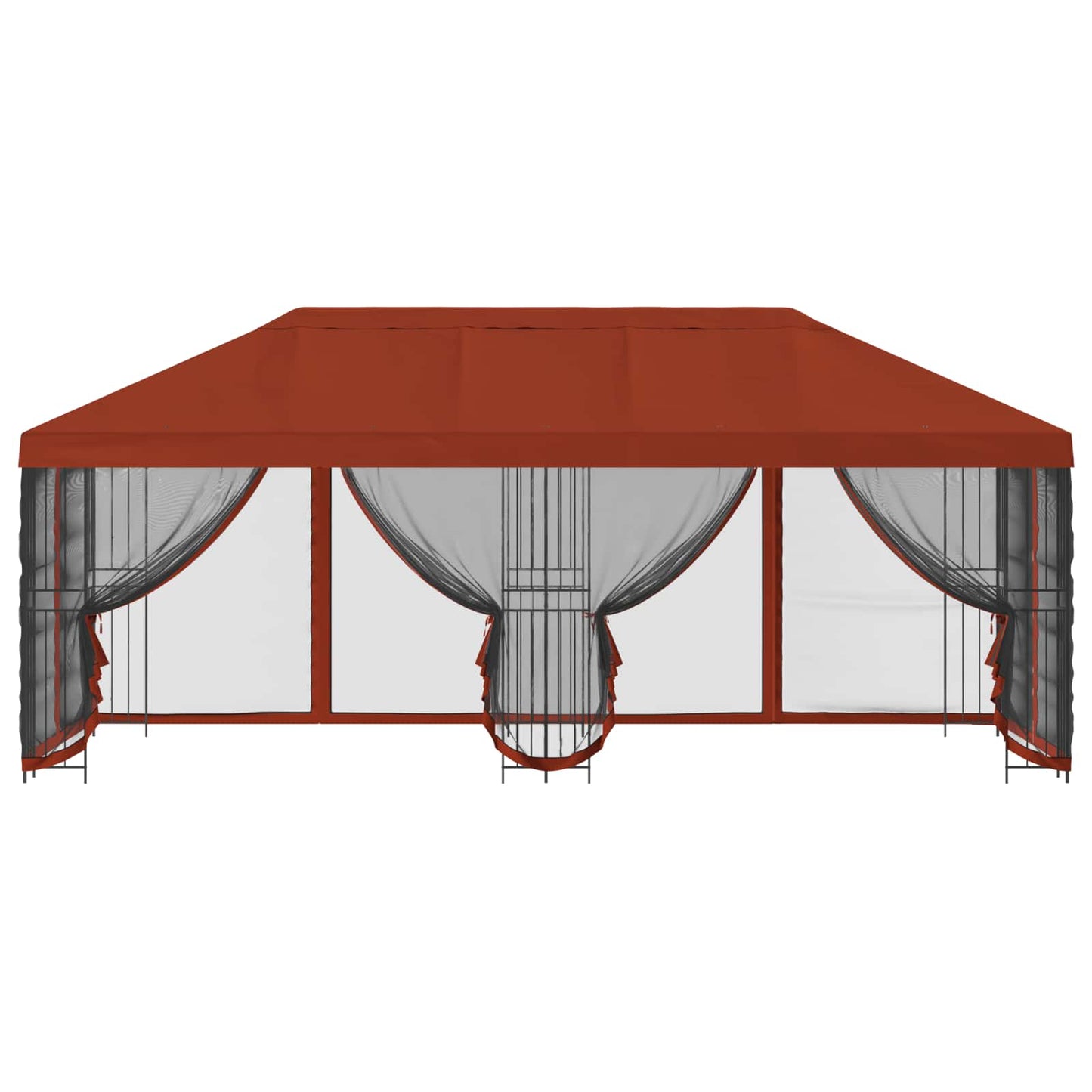 6 x 3 m Terracotta Polyester and Steel 190