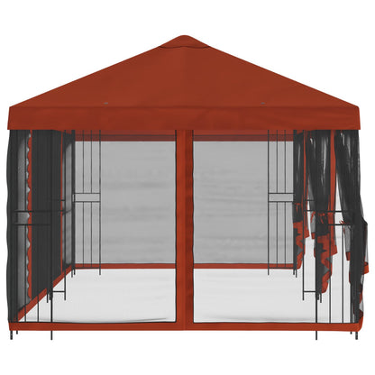 6 x 3 m Terracotta Polyester and Steel 190