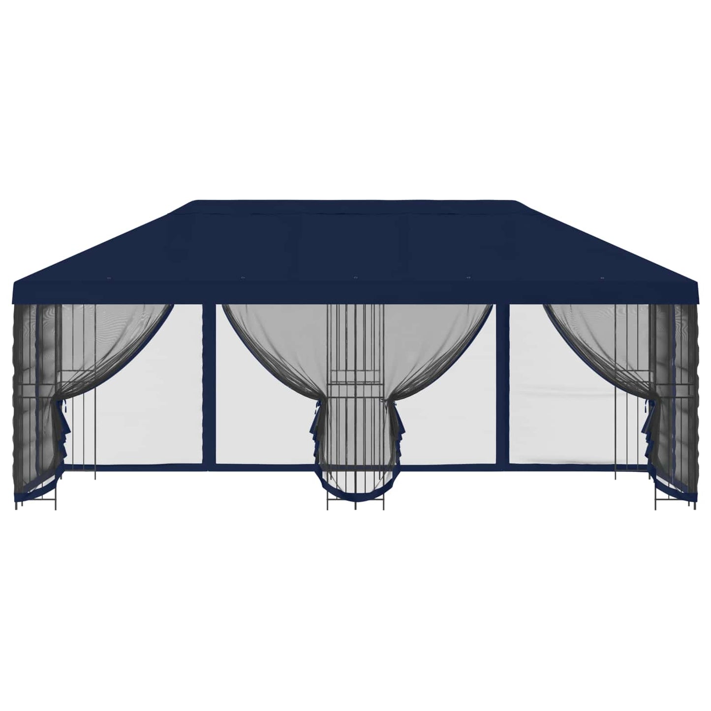 6 x 3 m Blue Polyester and Steel 190