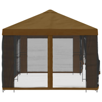 6 x 3 m Taupe Polyester and Steel 190