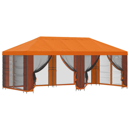 6 x 3 m Orange Polyester and Steel 190