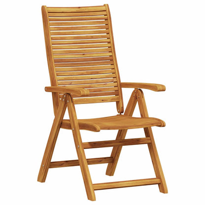 Garden Dining Set 5 pcs Brown Solid Acacia Wood