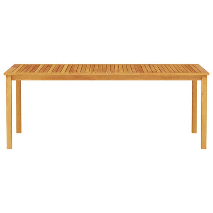 Garden Dining Set 7 pcs Brown Solid Acacia Wood