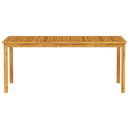 Garden Dining Set 9 pcs Brown Solid Acacia Wood