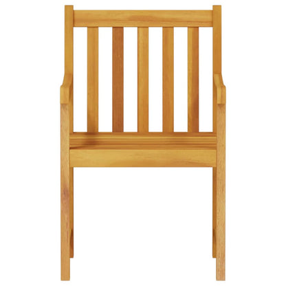 Garden Dining Set 5 pcs Brown Solid Acacia Wood