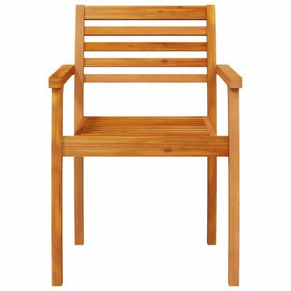 Garden Dining Set 3 pcs Brown Solid Acacia Wood