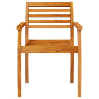 Garden Dining Set 5 pcs Brown Solid Acacia Wood