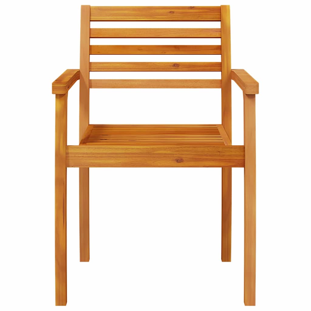 Garden Dining Set 3 pcs Brown Solid Acacia Wood