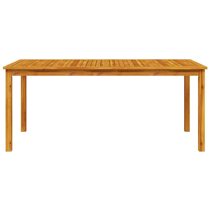Garden Dining Set 7 pcs Brown Solid Acacia Wood