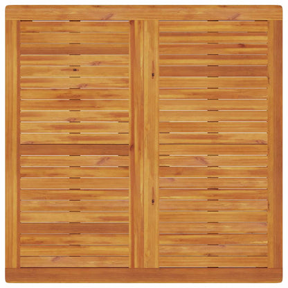 Garden Dining Set 5 pcs Brown Solid Acacia Wood