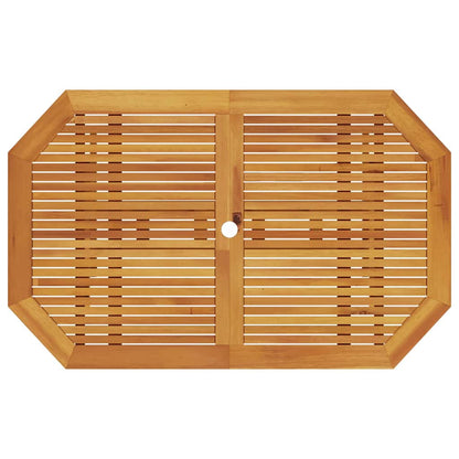 Garden Dining Set Folding 5 pcs Brown Solid Acacia Wood