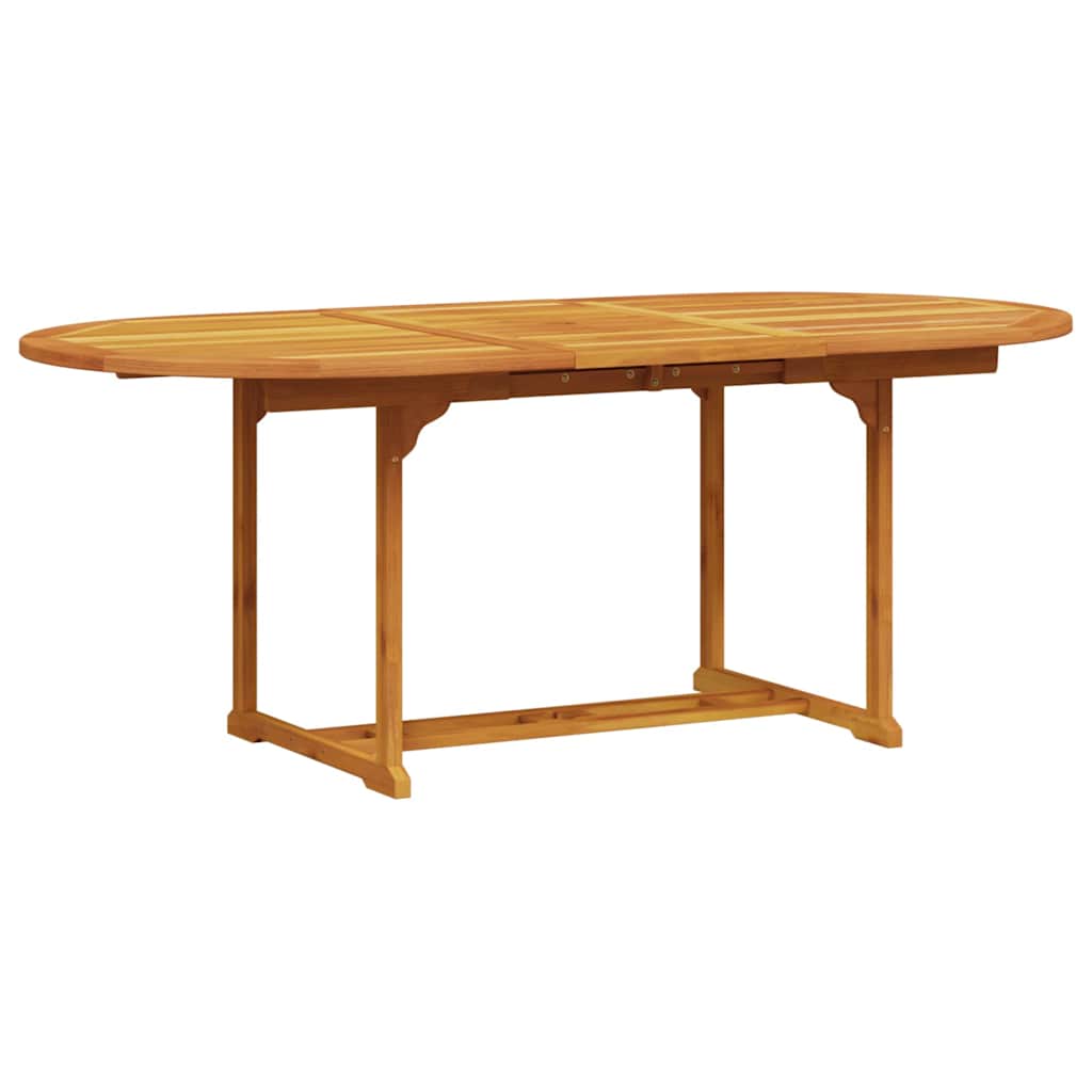 Garden Dining Set 5 pcs Brown Solid Acacia Wood
