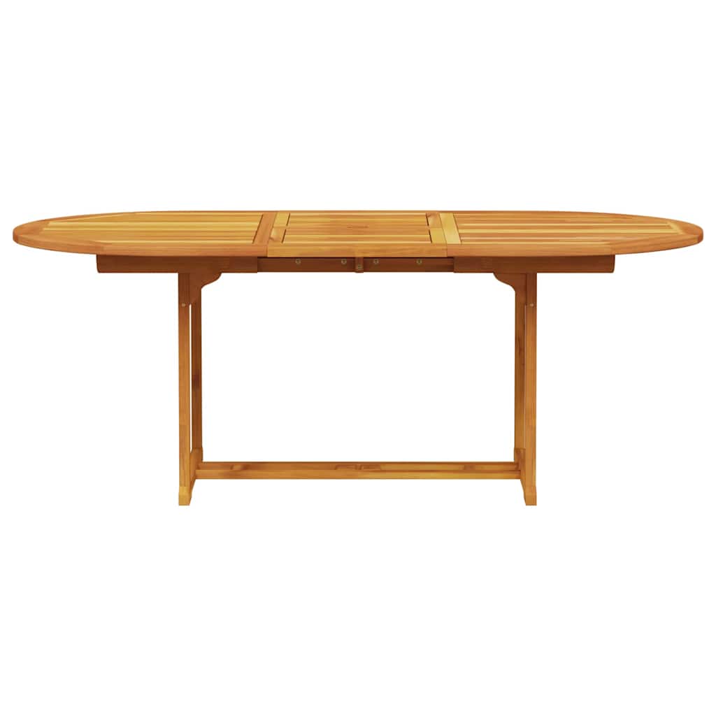 Garden Dining Set 5 pcs Brown Solid Acacia Wood