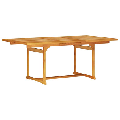 Garden Dining Set 5 pcs Brown Solid Acacia Wood