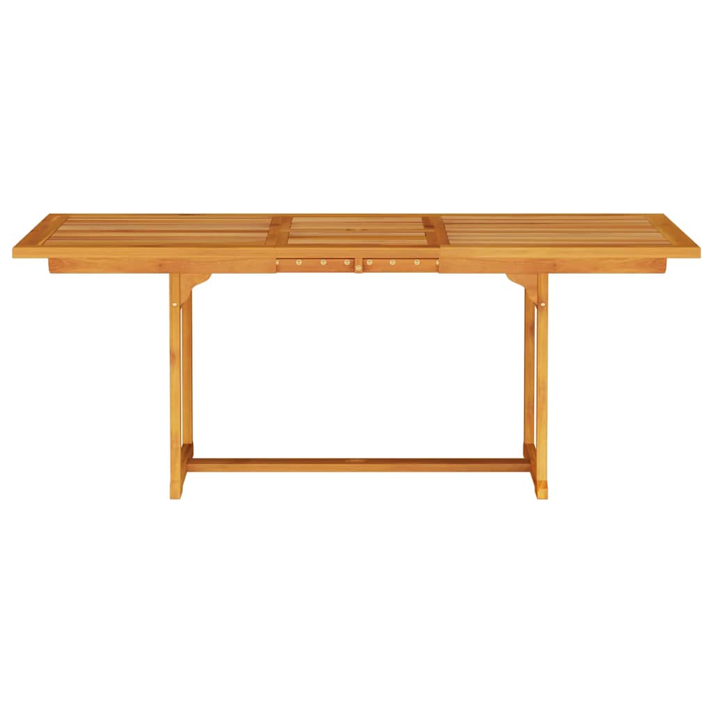 Garden Dining Set 5 pcs Brown Solid Acacia Wood
