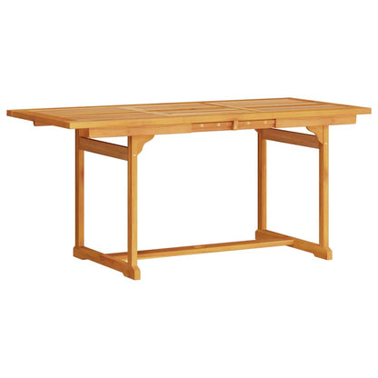 Garden Dining Set 5 pcs Brown Solid Acacia Wood