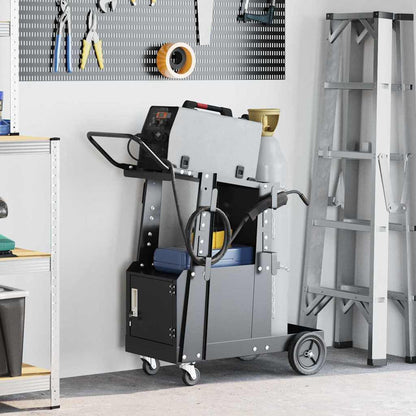 Welding Trolley Black 90 x 46 x 96 cm Steel