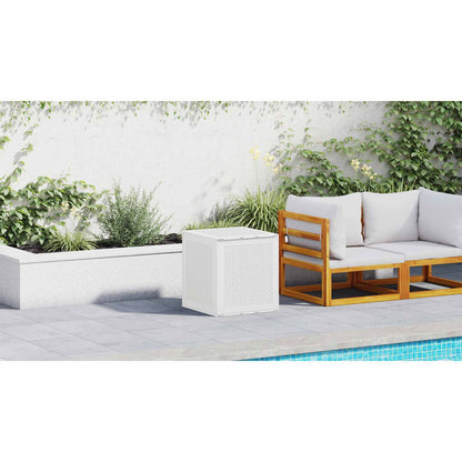 Storage Box with Storage White 55 x 53 x 57 cm Polypropylene