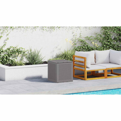 Storage Box Light Grey 55 x 53 x 57 cm Polypropylene