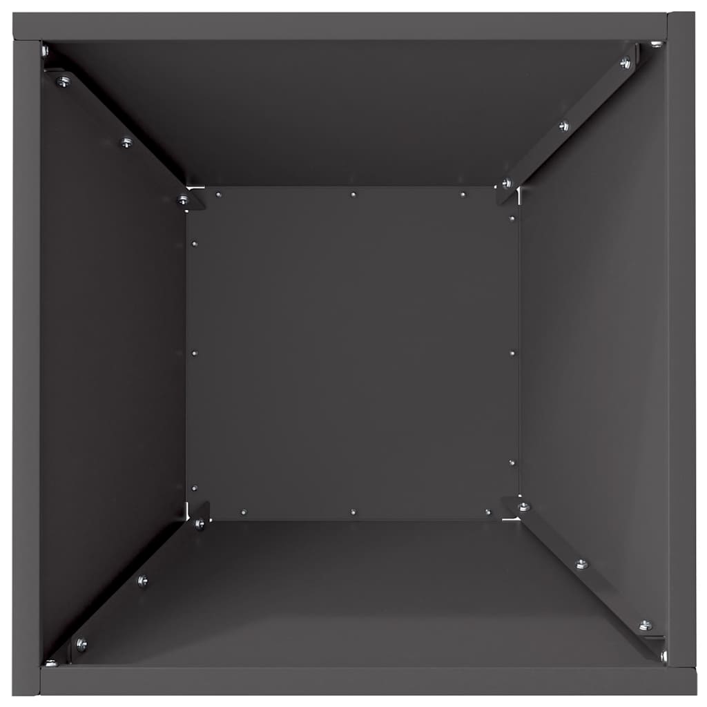 Garden Planter 5 pcs Black 35 x 35 x 15 cm Cold-rolled Steel