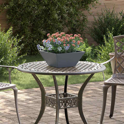 Garden Planter 5 pcs Anthracite 35 x 35 x 15 cm