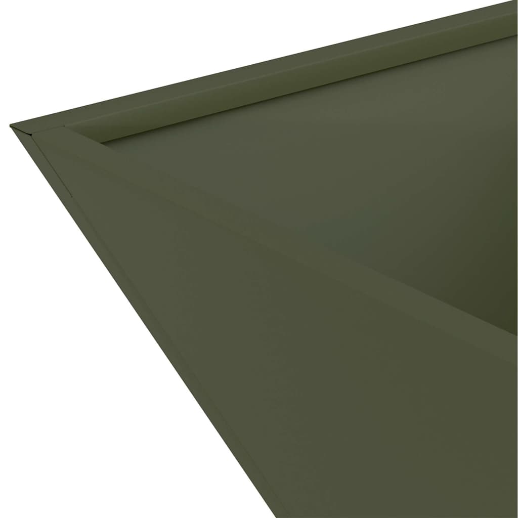 Garden Planter Olive Green 35 x 35 x 15 cm Cold-rolled Steel