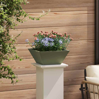 Garden Planter 5 pcs Olive Green 35 x 35 x 15 cm