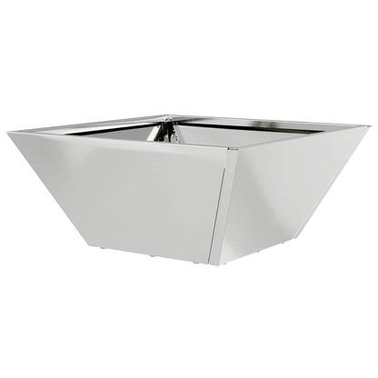 Garden Planter 5 pcs Silver 35 x 35 x 15 cm Galvanised Steel