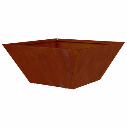 Garden Planter 5 pcs Rusty 35 x 35 x 15 cm Weathering Steel
