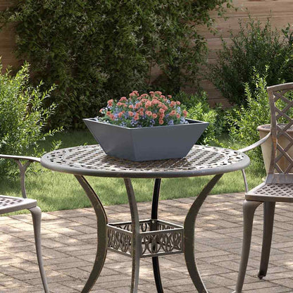 Garden Planter Anthracite 40 x 40 x 15 cm Cold-rolled Steel