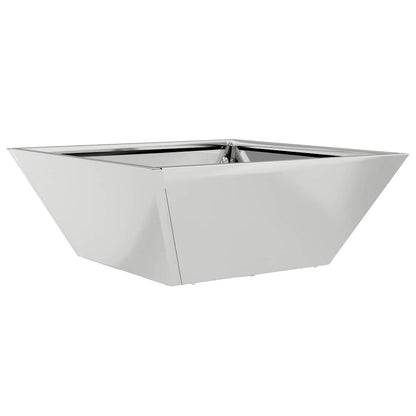 Garden Planter 5 pcs Silver 40 x 40 x 15 cm Galvanised Steel