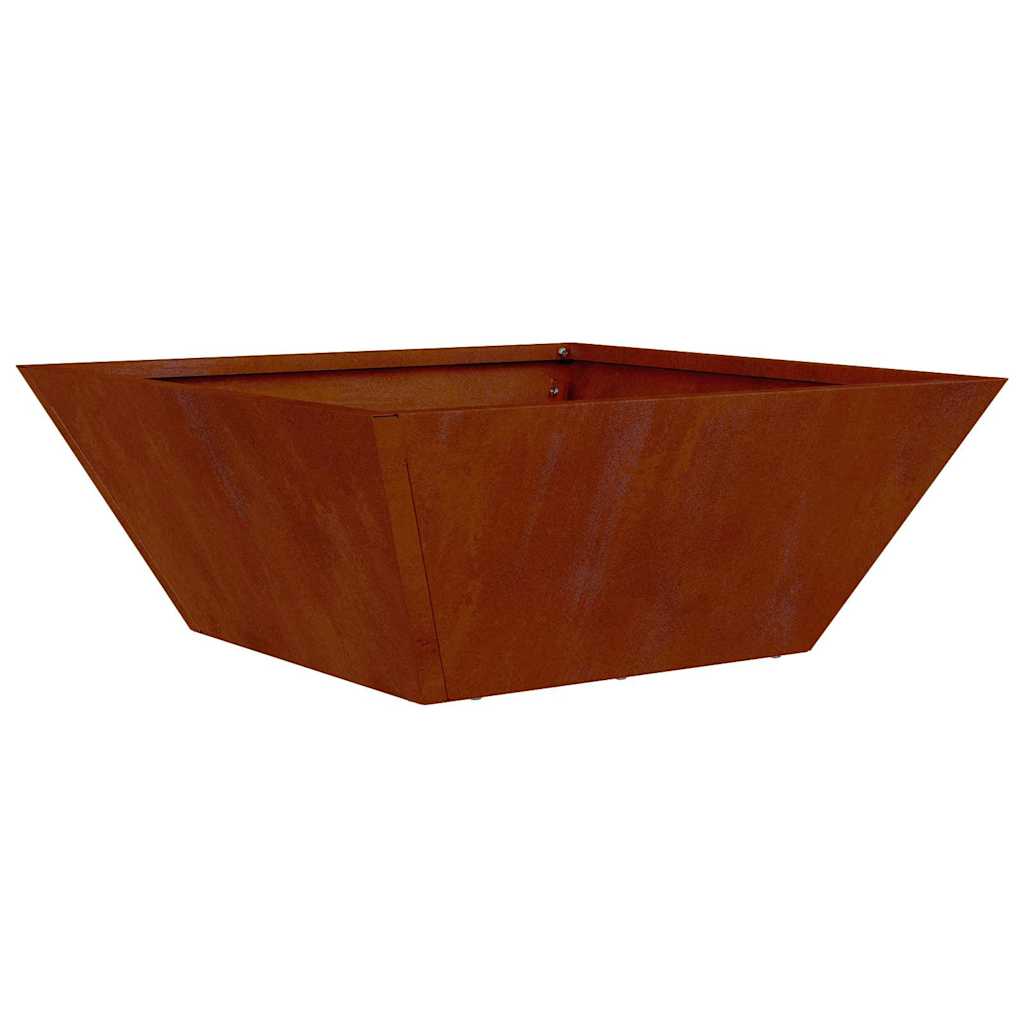 Garden Planter 5 pcs Rusty 40 x 40 x 15 cm Weathering Steel
