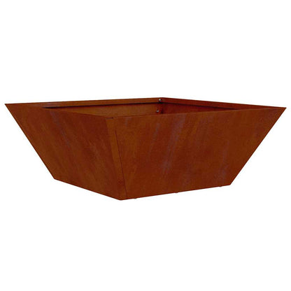 Garden Planter 5 pcs Rusty 40 x 40 x 15 cm Weathering Steel