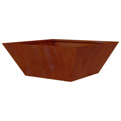Garden Planter 5 pcs Rusty 40 x 40 x 15 cm Weathering Steel