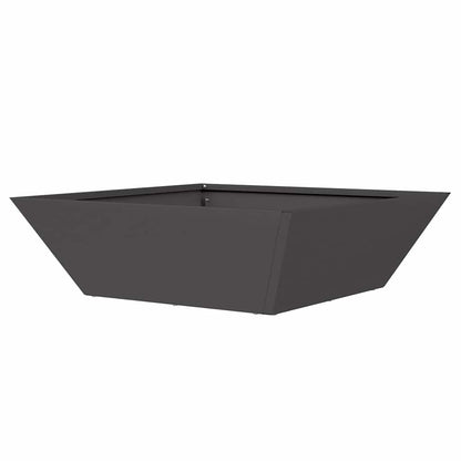 Garden Planter Black 50 x 50 x 15 cm Cold-rolled Steel