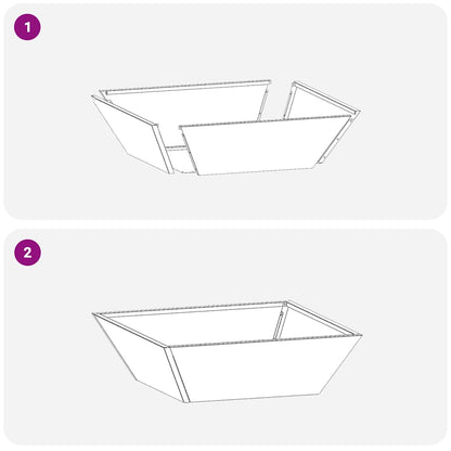 Garden Planter 5 pcs Olive Green 50 x 50 x 15 cm