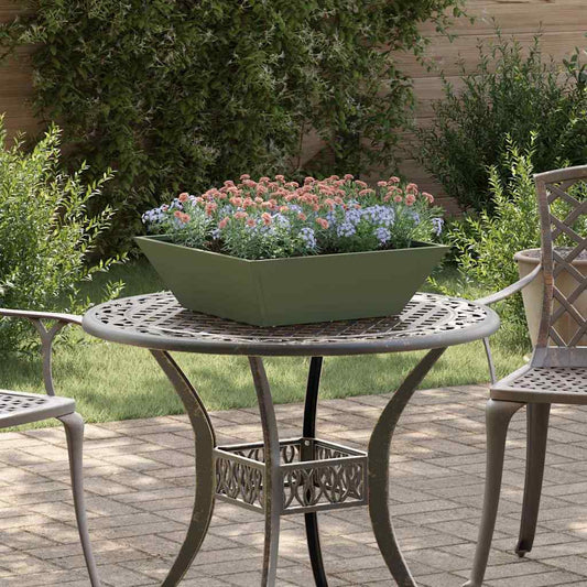 Garden Planter 5 pcs Olive Green 50 x 50 x 15 cm