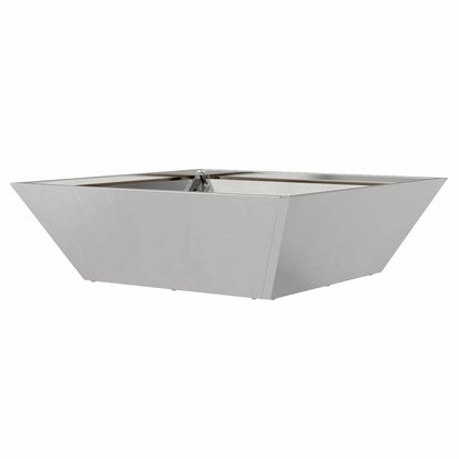 Garden Planter 5 pcs Silver 50 x 50 x 15 cm Stainless Steel
