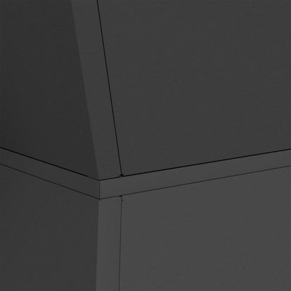 Pillar Planter Black 35 x 35 x 73 cm