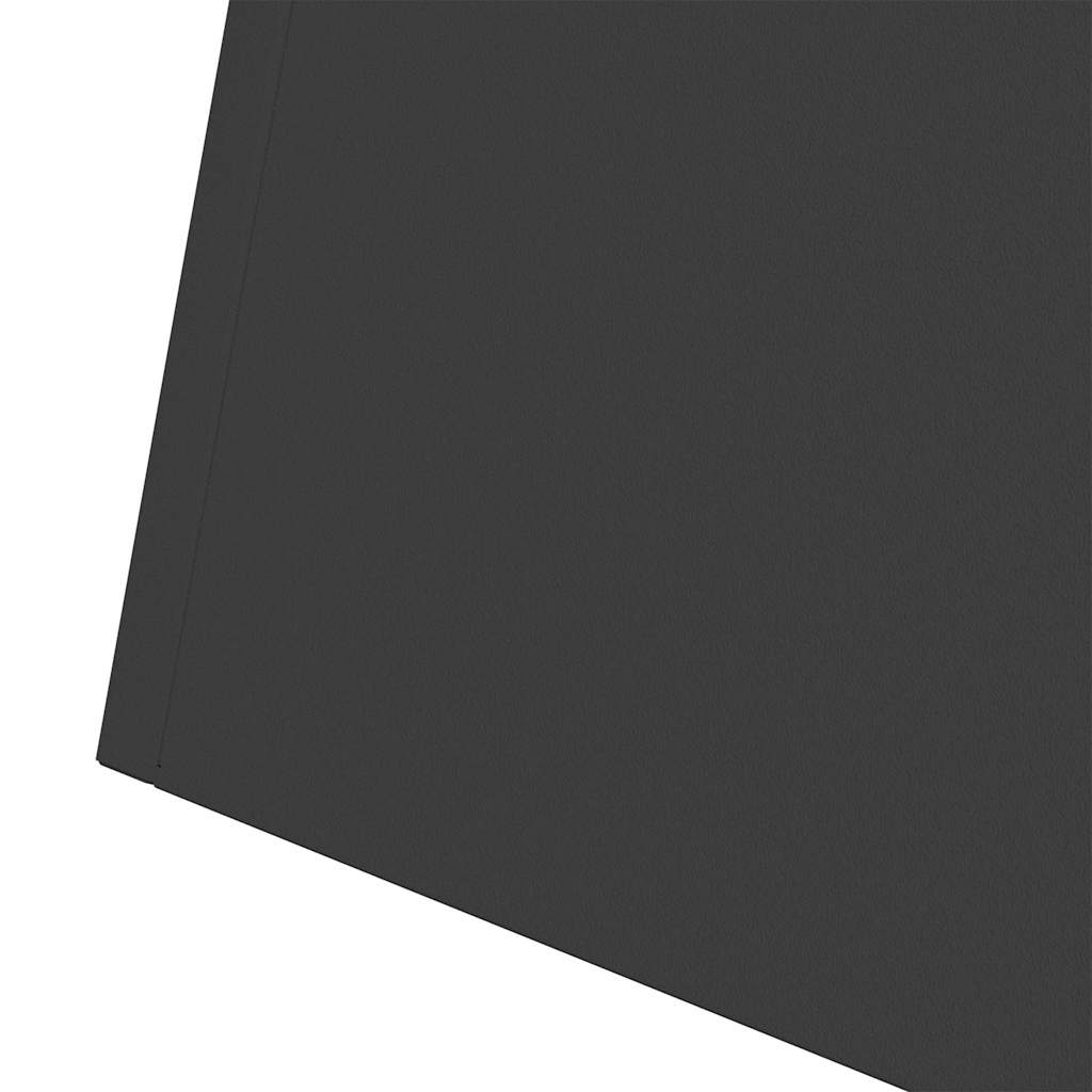 Pillar Planter Black 35 x 35 x 73 cm