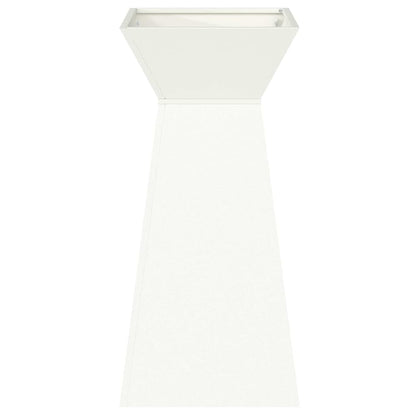 Pillar Planter 2 pcs White 35 x 35 x 73 cm