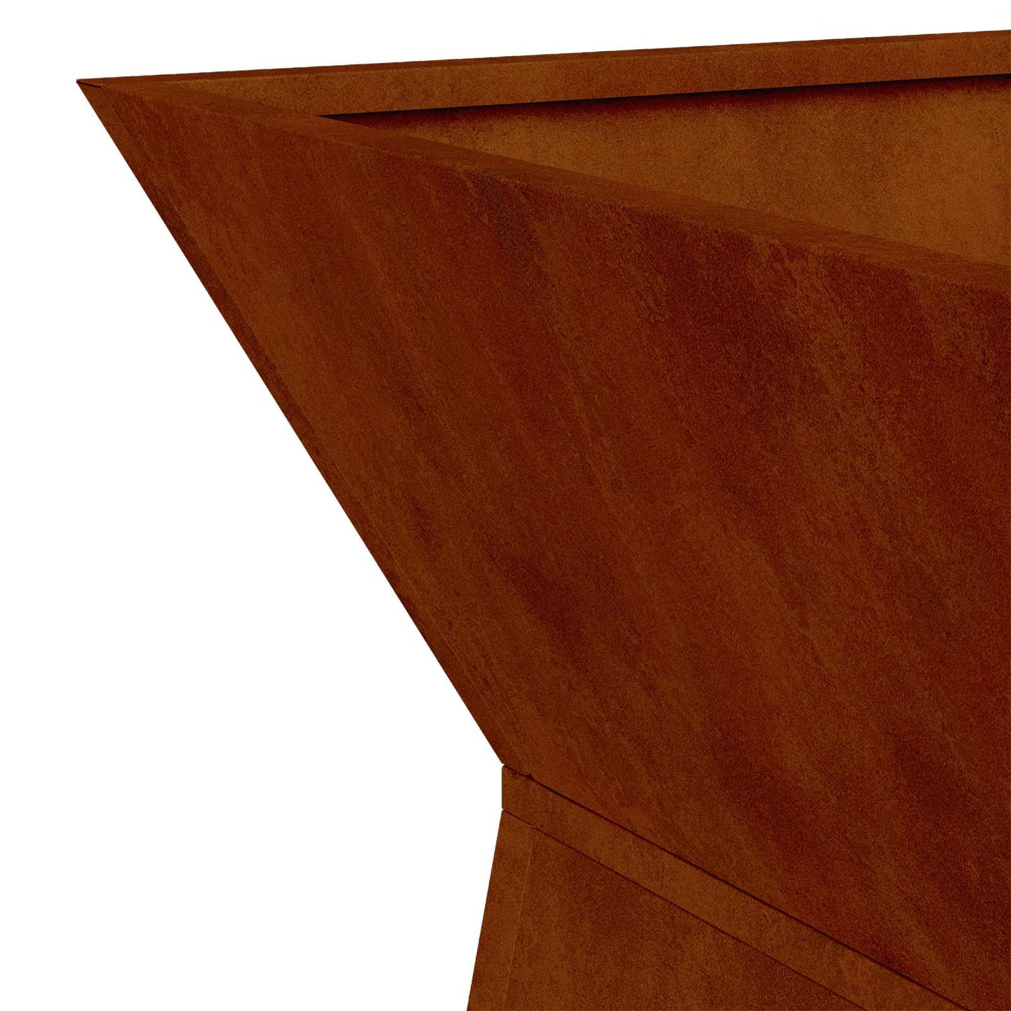 Pillar Planter 2 pcs Silver 35 x 35 x 73 cm