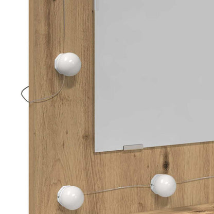 Mirror Cabinet Artisan Oak 60 x 31.5 x 62 cm Engineered Wood