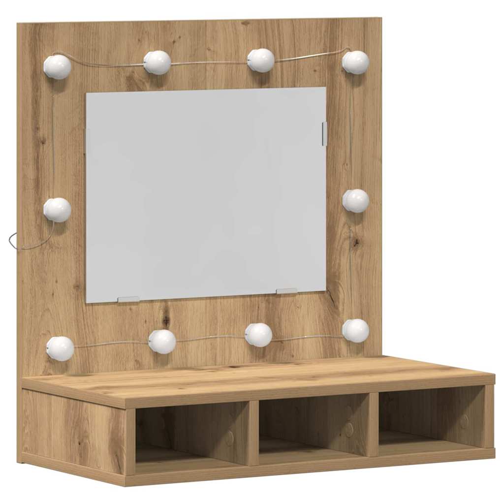 Mirror Cabinet Artisan Oak 60 x 31.5 x 62 cm Engineered Wood