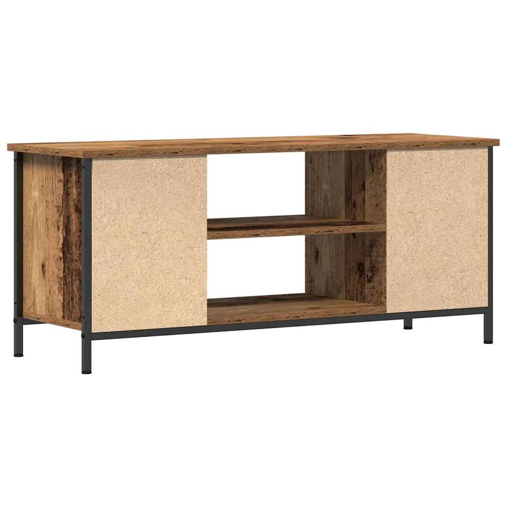 TV Cabinet Old Wood 102 x 35 x 45 cm Engineered Wood
