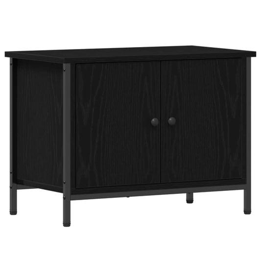 TV Cabinet 60 x 35 x 45 cm Black Oak Engineered Wood