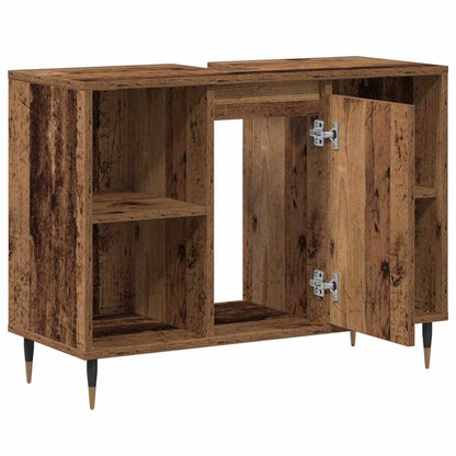 Bathroom Cabinet Old Wood 80 x 33 x 60 cm Engineered Wood