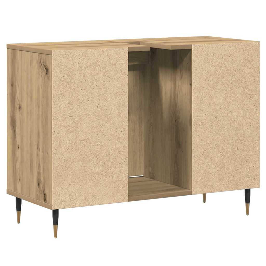 Bathroom Cabinet Artisan Oak 80 x 33 x 60 cm Engineered Wood